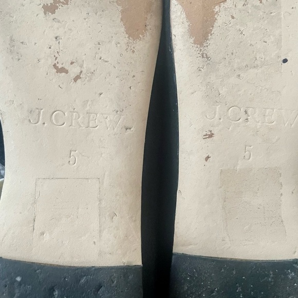 🖤J Crew Audrey Flats in Black Suede Size 5 - Picture 7 of 9